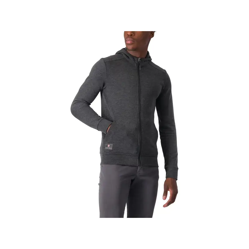Balfes Bikes Castelli Milano 2 Full Zip Fleece in Dark Grey | Free postage over £30, £10 off first order, price match & 0% finance.