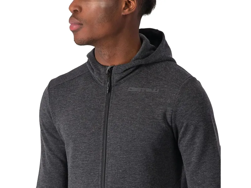 Castelli Milano 2 Full Zip Fleece in Dark Grey-2