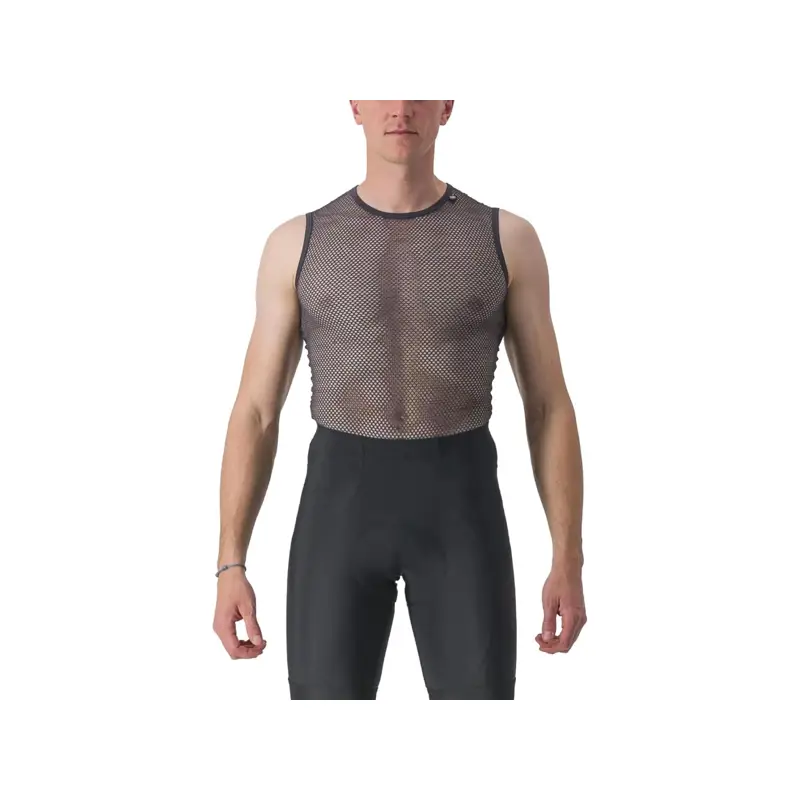 Balfes Bikes Castelli Miracolo Wool Sleeveless Base Layer in Grey | Free postage over £30, £10 off first order, price match & 0% finance.