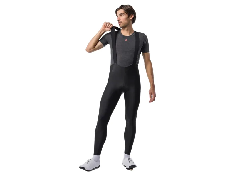 Castelli Nano Rain Bib Tights in Black-2