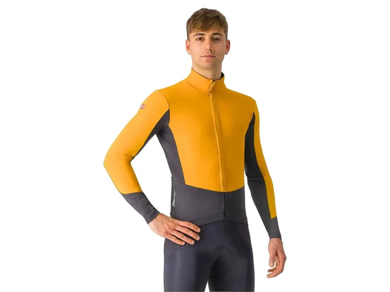 Balfes Bikes Castelli Perfetto Air Jacket in Vivid Orange/Dark Grey | Free postage over £30, £10 off first order, price match & 0% finance.