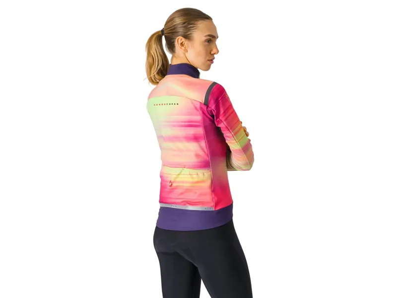  Castelli Perfetto Ltd RoS 2 Women's Jacket in Multicolour Pink-1