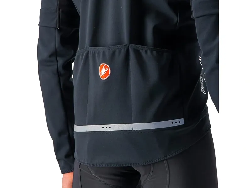 Castelli Perfetto RoS 2 Convertible Jacket in Light Black/Black Reflex-4