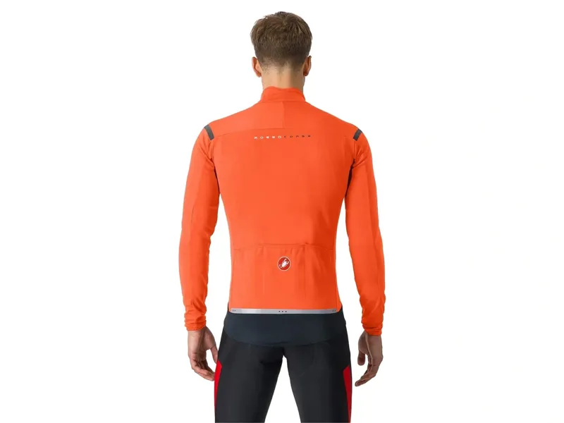 Castelli Perfetto RoS 2 Jacket in Brilliant Orange/Silver Reflex-1