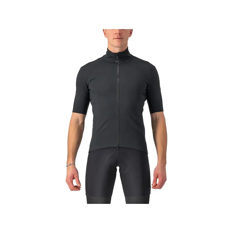 Balfes Bikes Castelli Perfetto RoS 2 Wind Short Sleeve Jersey in Light Black | Free postage over £30, £10 off first order, price match & 0% finance.