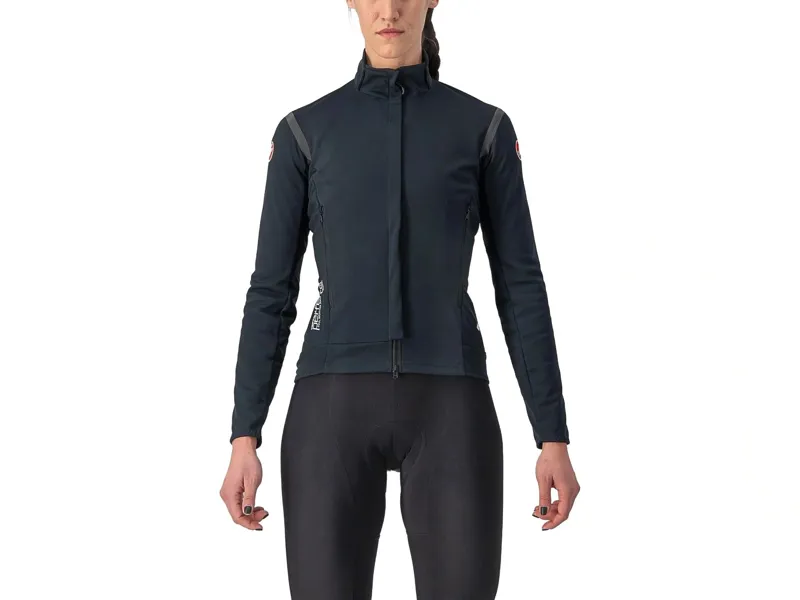 Balfes Bikes Castelli Perfetto RoS 2 Women's Jacket in Light Black/Black | Free postage over £30, £10 off first order, price match & 0% finance.