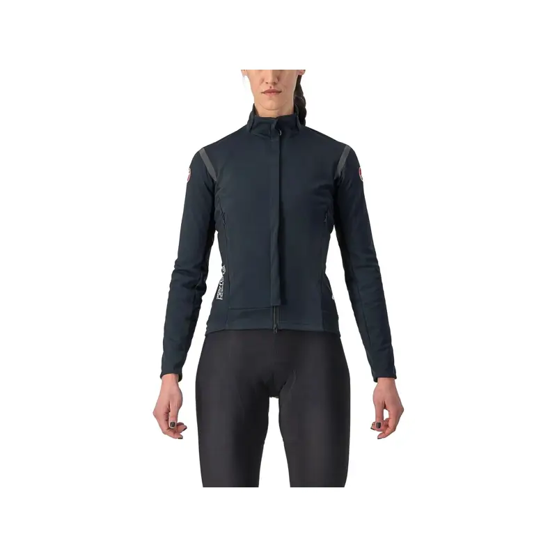 Balfes Bikes Castelli Perfetto RoS 2 Women's Jacket in Light Black/Black | Free postage over £30, £10 off first order, price match & 0% finance.
