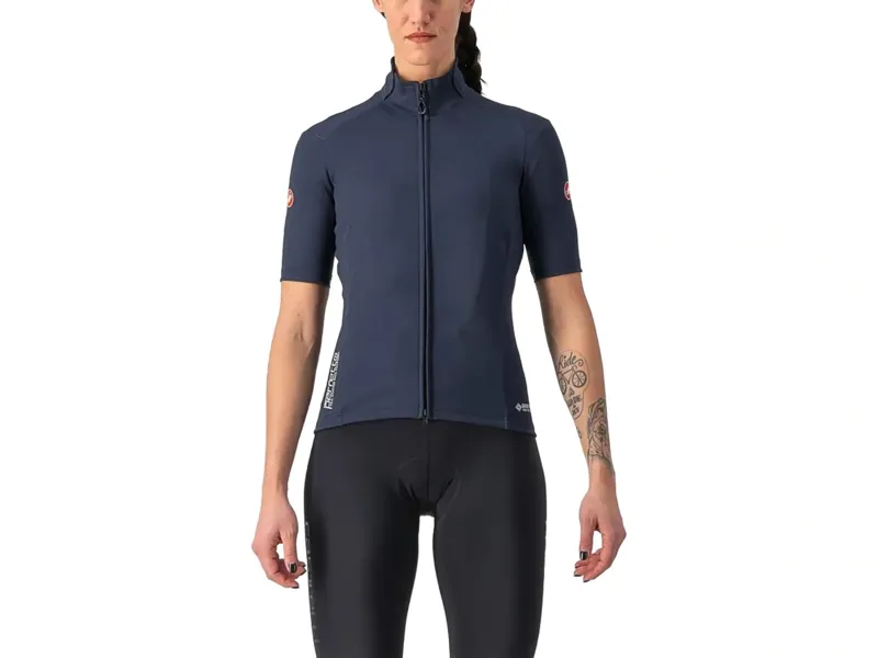 Castelli Perfetto RoS 2 Women's Short Sleeve Wind Jersey in Savile Blue