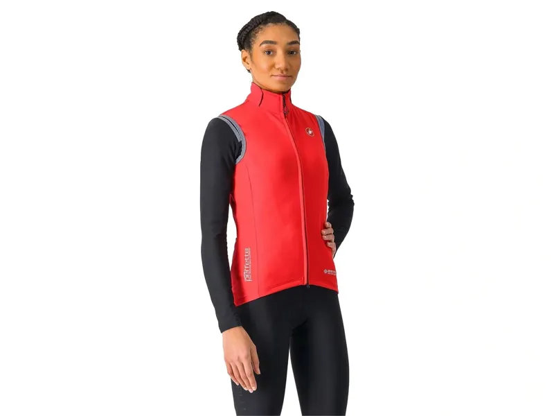 Balfes Bikes Castelli Perfetto RoS 2 Women's Vest in Hibiscus | Free postage over £30, £10 off first order, price match & 0% finance.