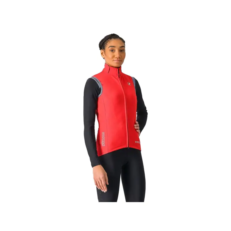 Balfes Bikes Castelli Perfetto RoS 2 Women's Vest in Hibiscus | Free postage over £30, £10 off first order, price match & 0% finance.