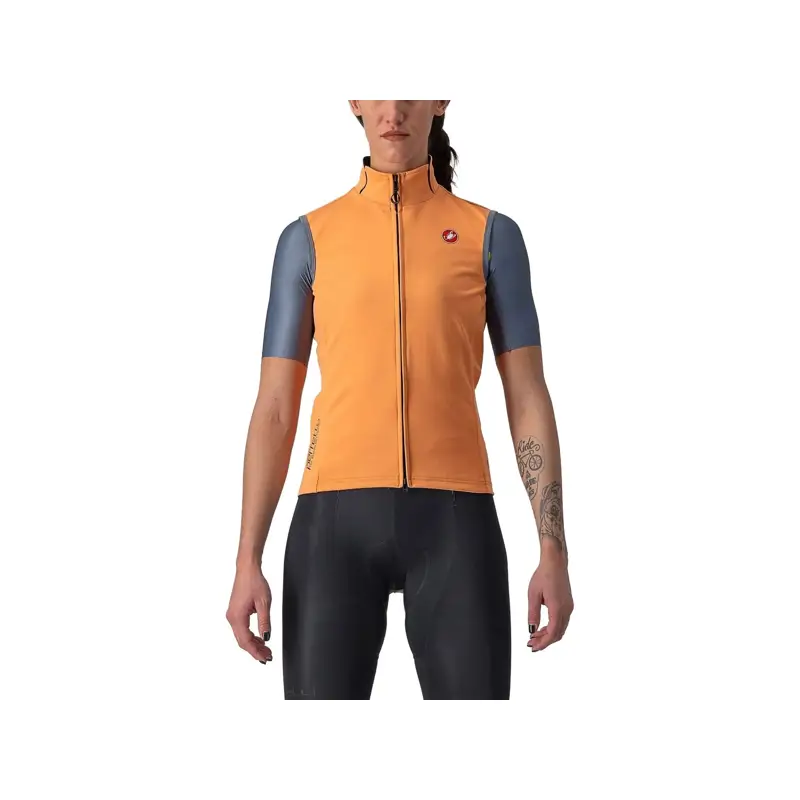 Balfes Bikes Castelli Perfetto RoS 2 Women's Vest in Melon | Free postage over £30, £10 off first order, price match & 0% finance.