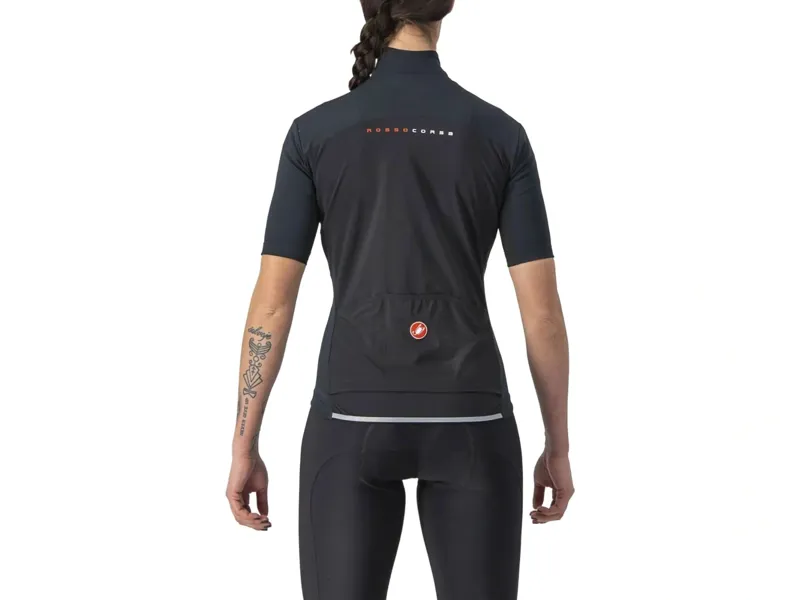 Castelli Perfetto RoS 2 Women's Wind Short Sleeve Jersey in Light Black-1