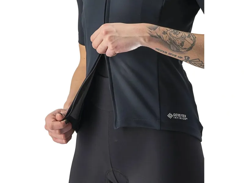 Castelli Perfetto RoS 2 Women's Wind Short Sleeve Jersey in Light Black-3