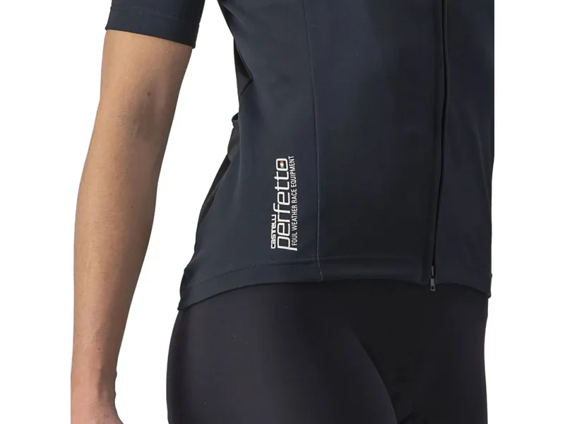 Castelli Perfetto RoS 2 Women's Wind Short Sleeve Jersey in Light Black-5