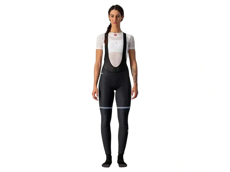 Balfes Bikes Castelli Polare Womens Bib Tights in Black | Free postage over £30, £10 off first order, price match & 0% finance.