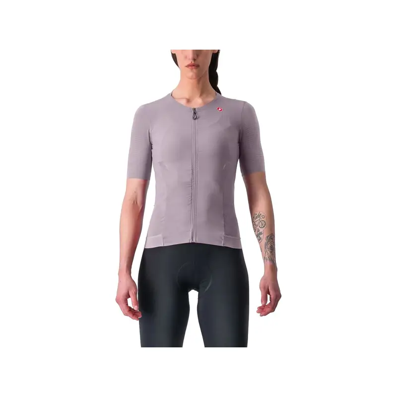 Balfes Bikes Castelli Premio Women's Short Sleeve Jersey in Purple Mist | Free postage over £30, £10 off first order, price match & 0% finance.