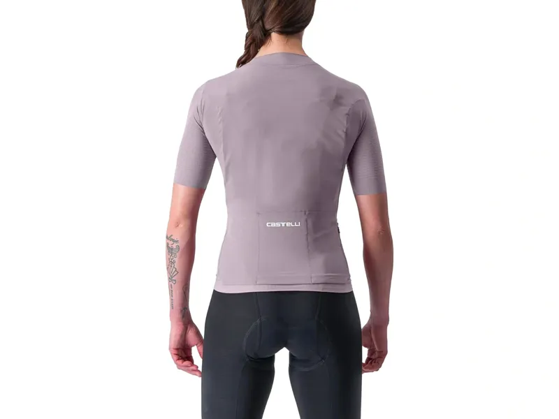 Castelli Premio Women's Short Sleeve Jersey in Purple Mist-1
