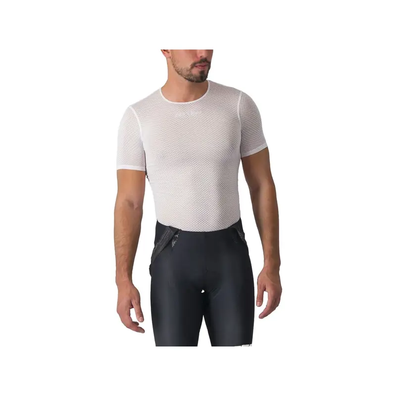 Balfes Bikes Castelli Pro Mesh 2.0 Base Layer in White | Free postage over £30, £10 off first order, price match & 0% finance.