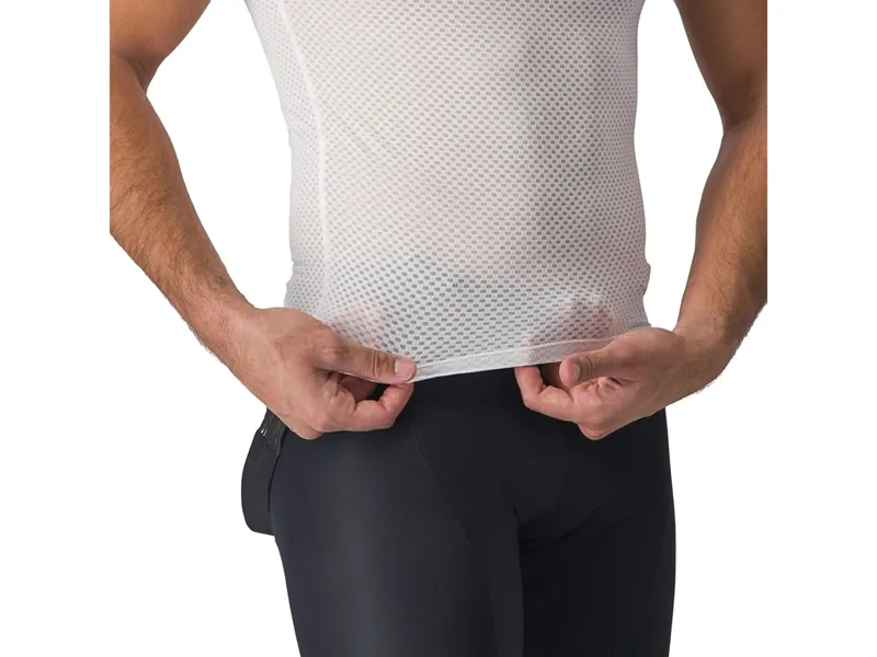 Castelli Pro Mesh 2.0 Sleeveless Base Layer in White-5