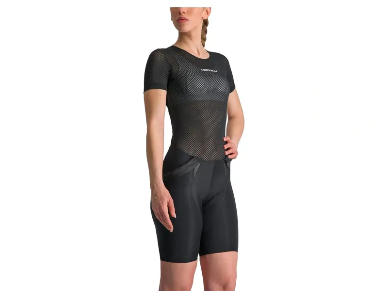 Castelli Pro Mesh Women's Short Sleeve Base Layer in Black-2