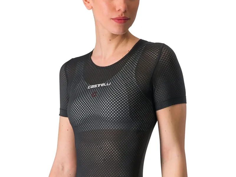 Castelli Pro Mesh Women's Short Sleeve Base Layer in Black-3