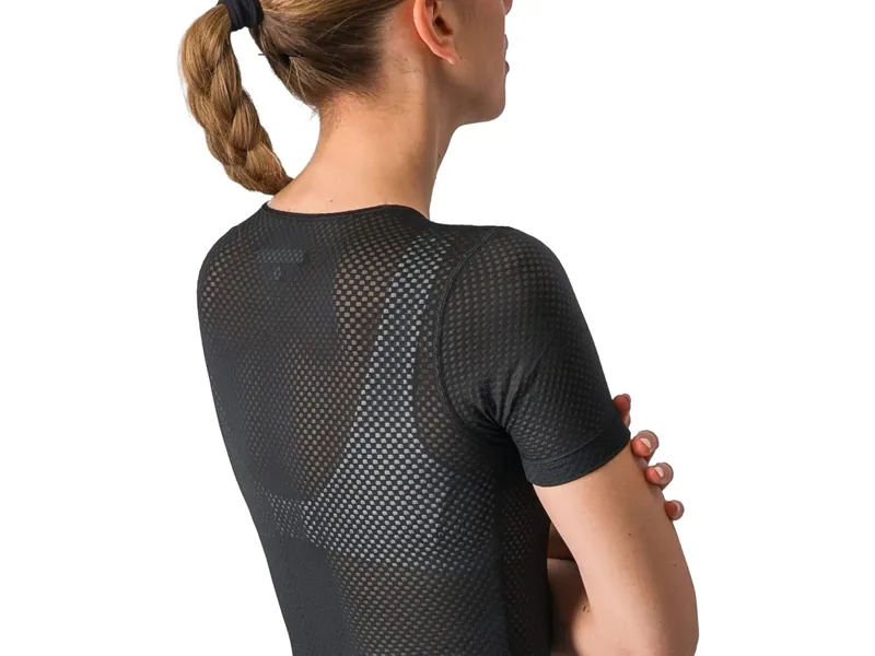 Castelli Pro Mesh Women's Short Sleeve Base Layer in Black-5