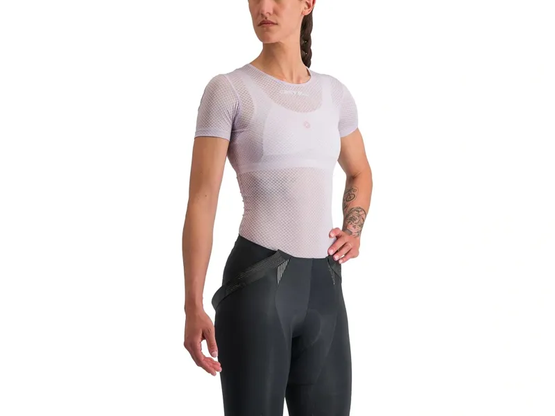 Castelli Pro Mesh Women's Short Sleeve Base Layer in Purple Mist