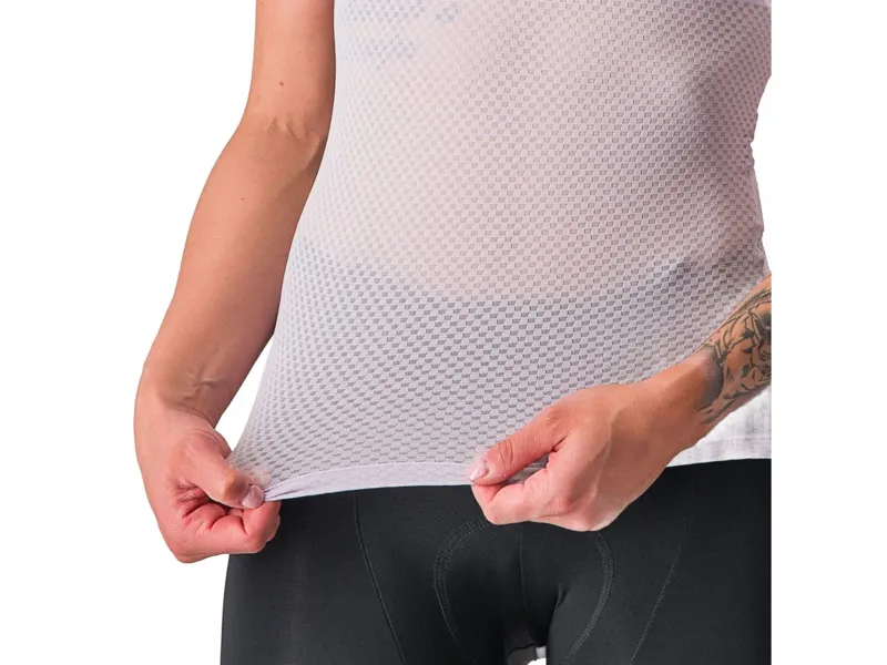 Castelli Pro Mesh Women's Short Sleeve Base Layer in Purple Mist-5