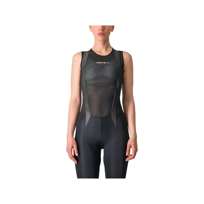 Balfes Bikes Castelli Pro Mesh Women's Sleeveless Base Layer in Black | Free postage over £30, £10 off first order, price match & 0% finance.