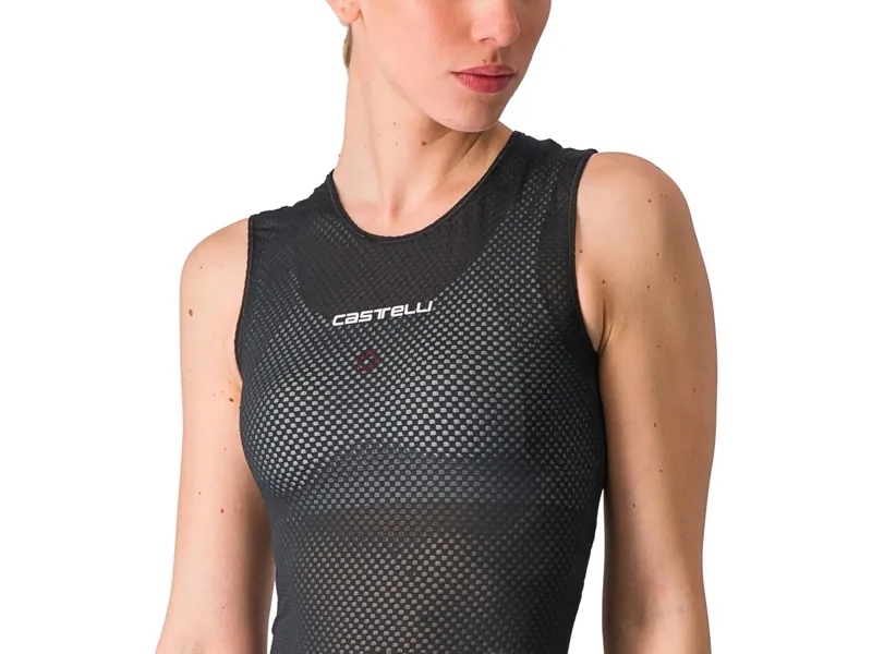 Castelli Pro Mesh Women's Sleeveless Base Layer in Black-5
