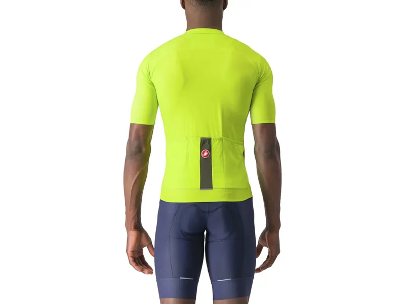 Castelli Prologo Lite Short Sleeve Jersey in Electric Lime/Green-1
