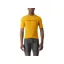 Castelli Prologo Lite Short Sleeve Jersey in Goldenrod/Bordeaux