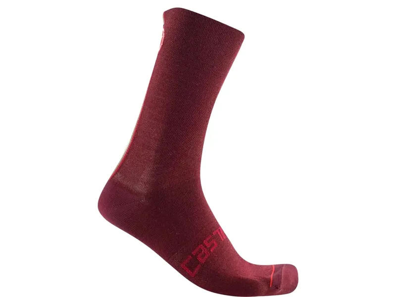 Balfes Bikes Castelli Racing Stripe 18 Socks in Bordeaux | Free postage over £30, £10 off first order, price match & 0% finance.