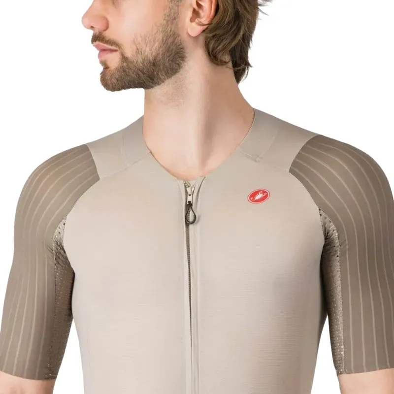 Castelli Sanremo S Speed Suit in Clay/White-3