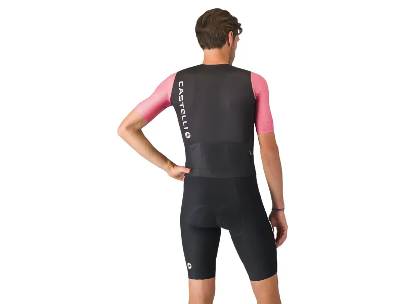Castelli - Saturday Morning Skinsuit - Black/Rosa Giro/Smoky Grey-1