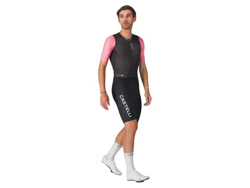 Castelli - Saturday Morning Skinsuit - Black/Rosa Giro/Smoky Grey-2