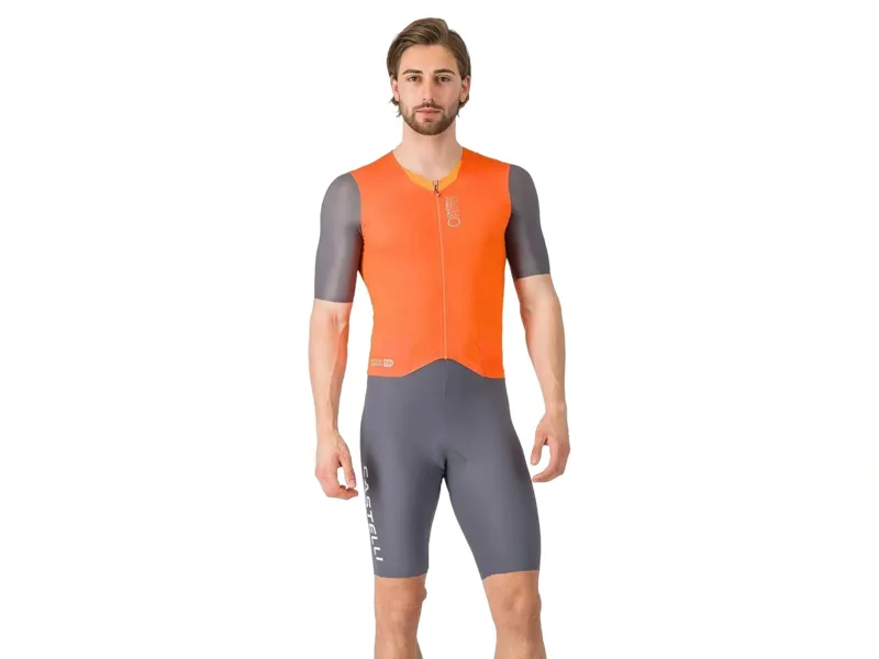 Castelli - Saturday Morning Skinsuit - Brilliant Orange/Vivd Orange/S