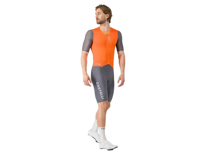 Castelli - Saturday Morning Skinsuit - Brilliant Orange/Vivd Orange/S-4