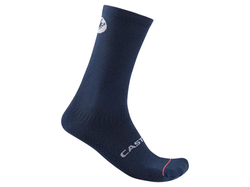 Castelli Scorpion Logo 20 Thermal Socks in Belgian Blue
