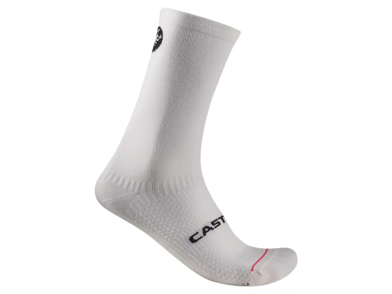 Castelli Scorpion Logo 20 Thermal Socks in White