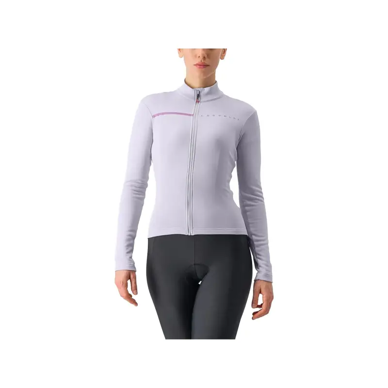 Balfes Bikes Castelli Sinergia 2 Women's Long Sleeve Jersey in Purple Mist/Purple Dew | Free postage over £30, £10 off first order, price match & 0% finance.