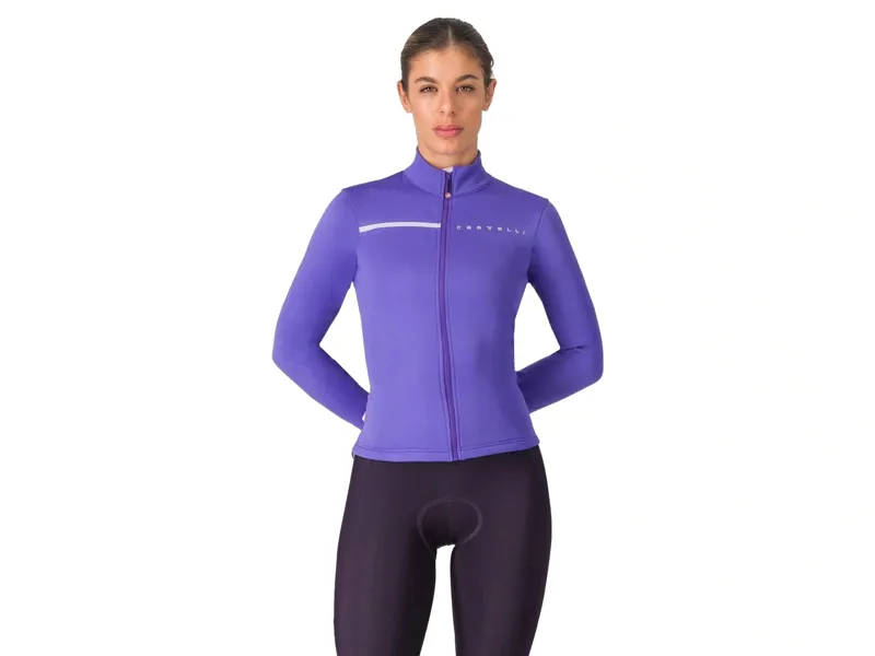Castelli Sinergia 2 Women's Long Sleeve Jersey in Ultraviolet/Purple Mist