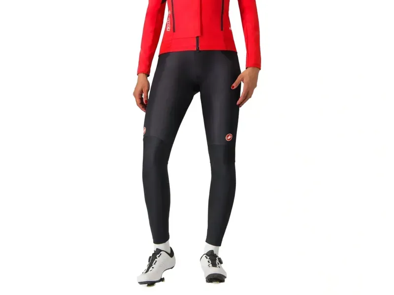 Castelli Sorpasso RoS Women's Bib Tights in Black/Silver Reflex-2
