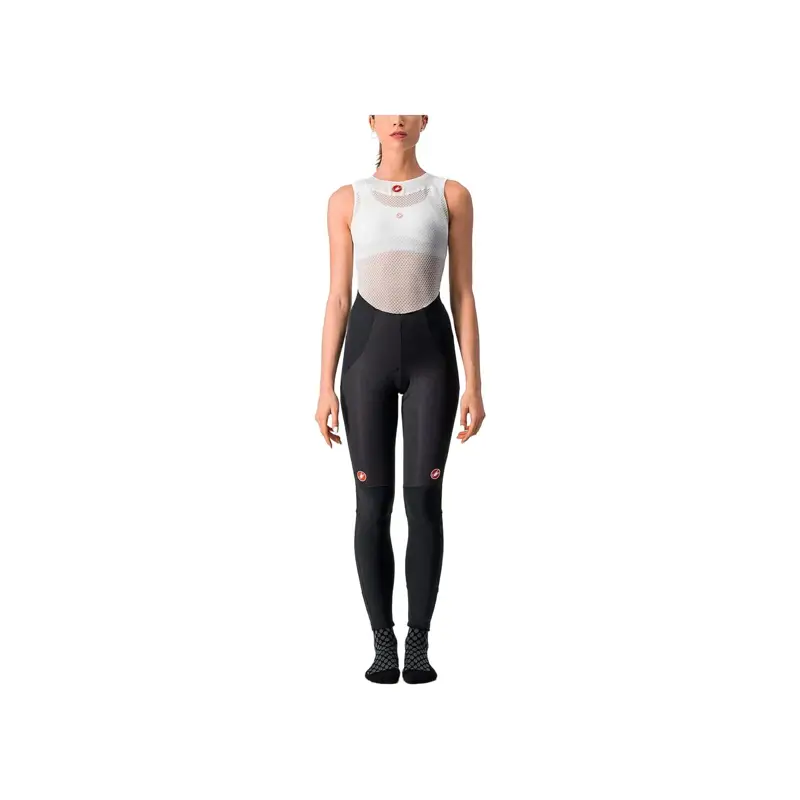 Balfes Bikes Castelli Sorpasso RoS Women's Tights in Black/Silver Reflex | Free postage over £30, £10 off first order, price match & 0% finance.