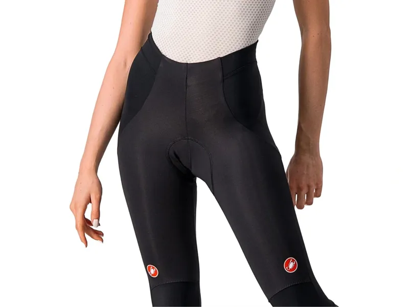 Castelli Sorpasso RoS Women's Tights in Black/Silver Reflex-3