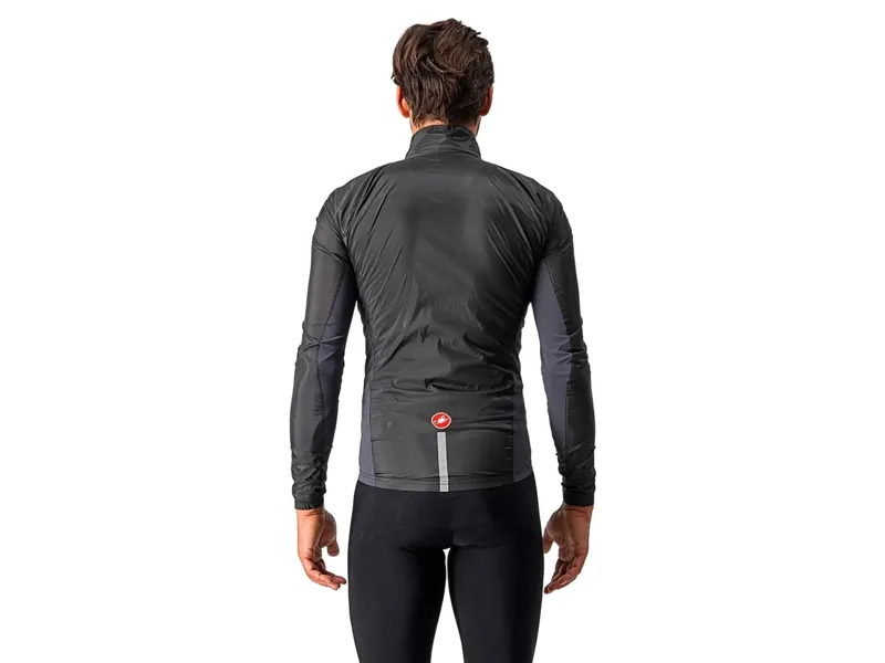 Castelli Squadra Stretch Jacket in Light Black and Dark Gray-2