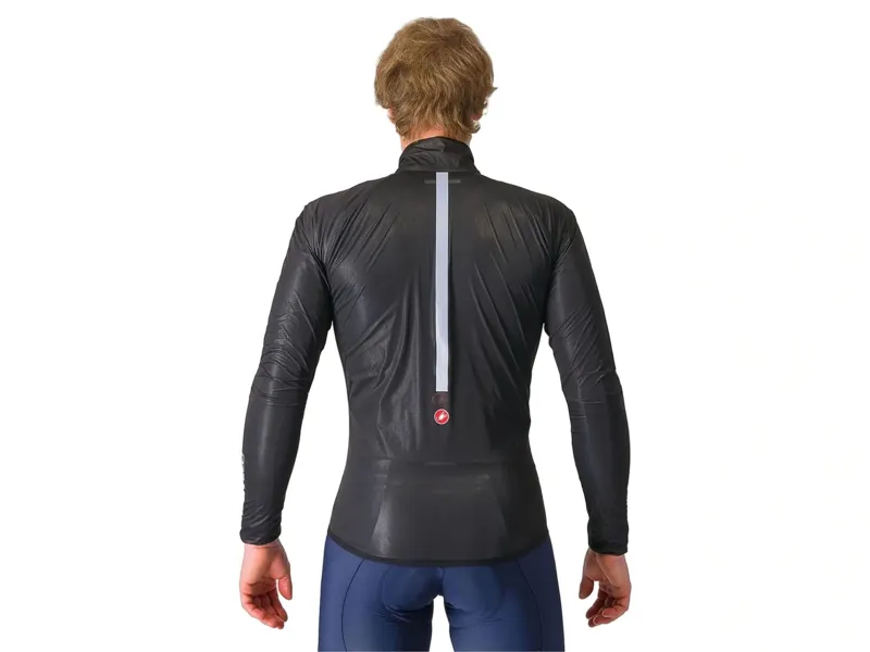 Castelli Squall Shell Jacket in Light Black/Silver Grey-1