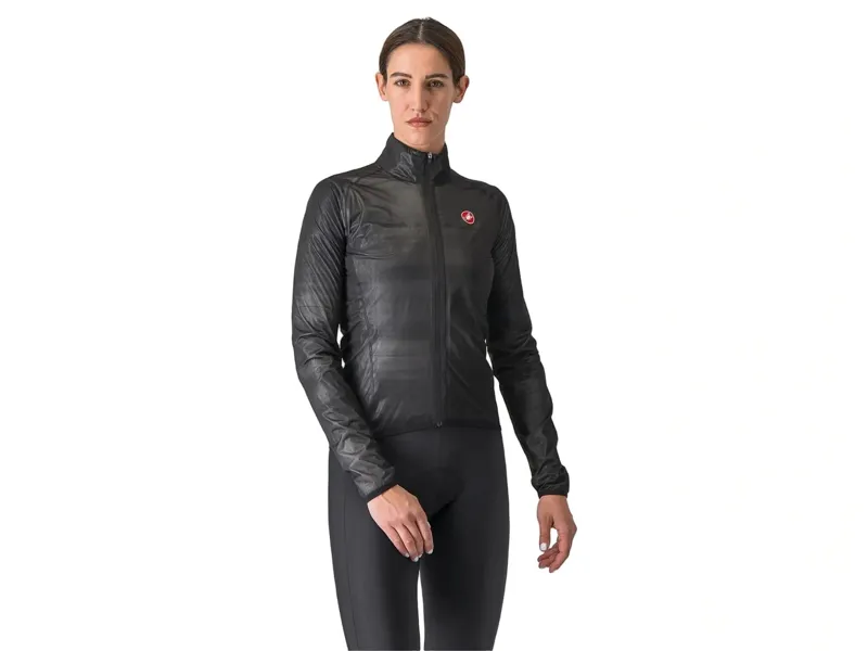 Balfes Bikes Castelli Squall Shell Women's Jacket in Light Black/Silver Grey | Free postage over £30, £10 off first order, price match & 0% finance.