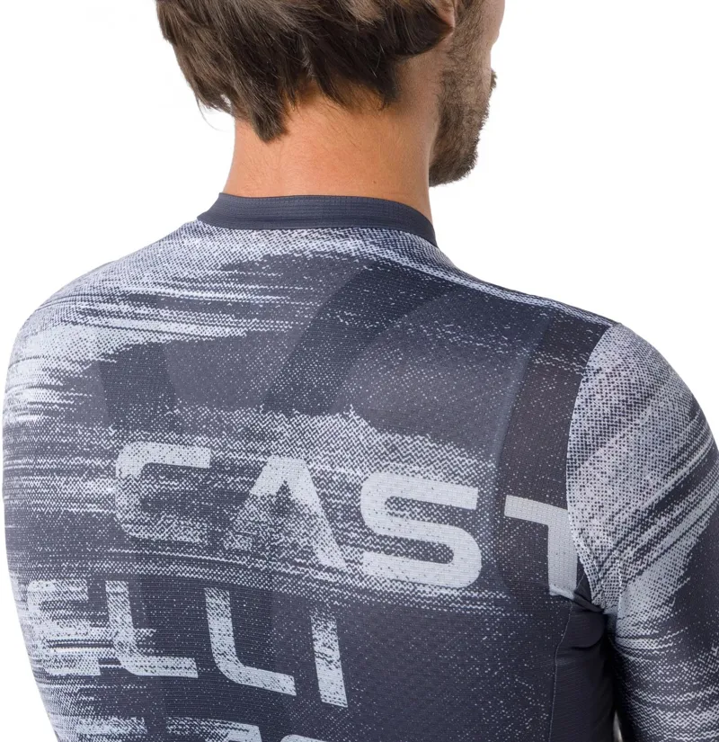 Castelli Stratus Logo Jersey in Twilight Blue/Winter Sky-3