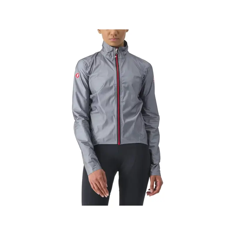 Balfes Bikes Castelli Tempesta Lite Women's Jacket in Grey | Free postage over £30, £10 off first order, price match & 0% finance.
